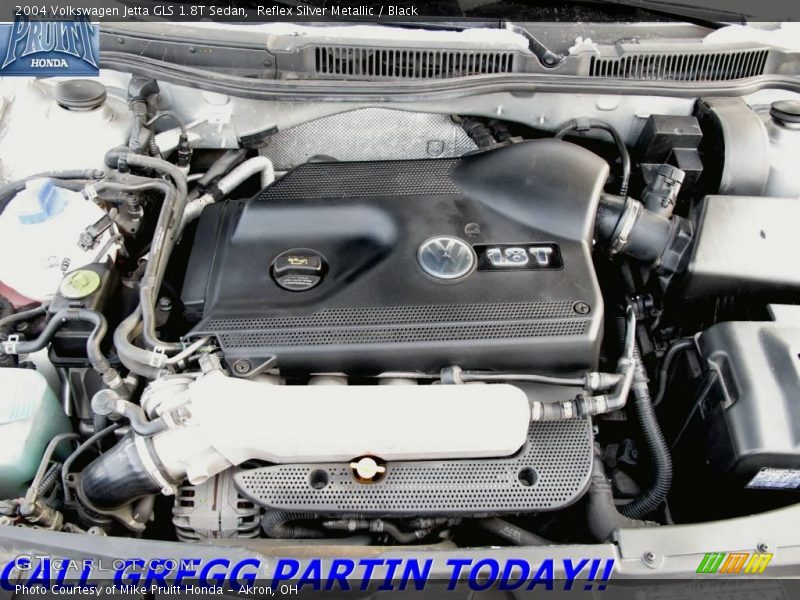 Reflex Silver Metallic / Black 2004 Volkswagen Jetta GLS 1.8T Sedan