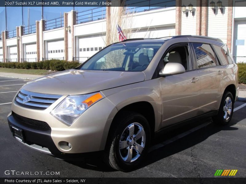 Prairie Gold Metallic / Beige 2007 Suzuki XL7 Limited AWD