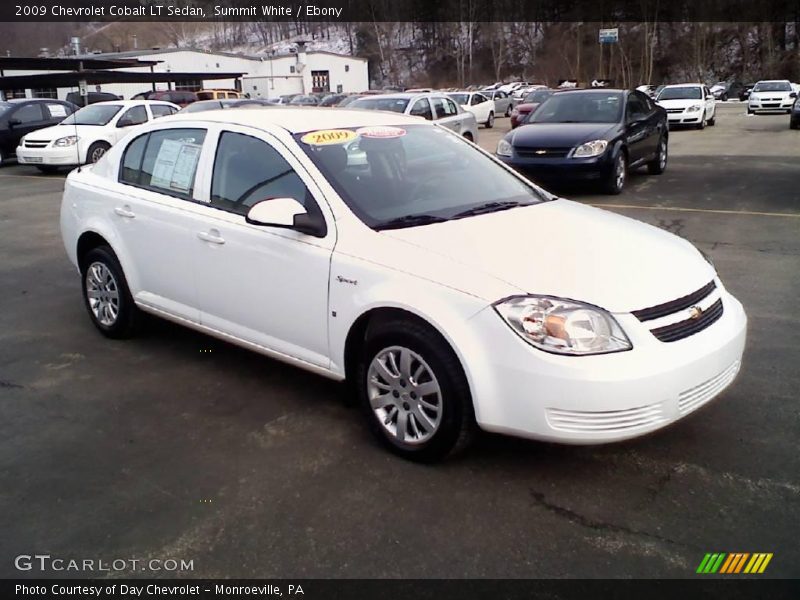 Summit White / Ebony 2009 Chevrolet Cobalt LT Sedan