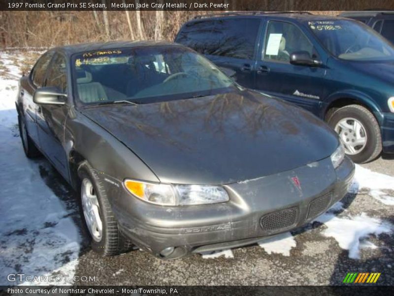 Medium Jade Gray Metallic / Dark Pewter 1997 Pontiac Grand Prix SE Sedan
