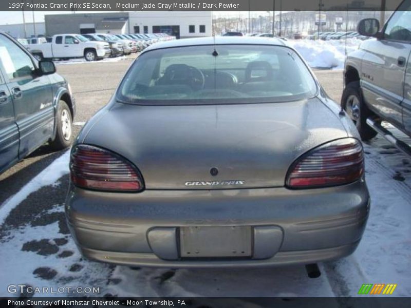 Medium Jade Gray Metallic / Dark Pewter 1997 Pontiac Grand Prix SE Sedan