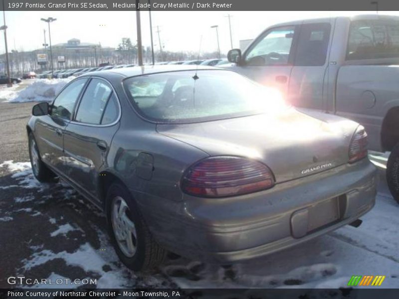 Medium Jade Gray Metallic / Dark Pewter 1997 Pontiac Grand Prix SE Sedan