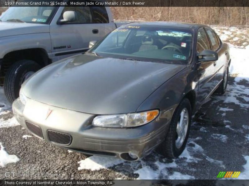 Medium Jade Gray Metallic / Dark Pewter 1997 Pontiac Grand Prix SE Sedan