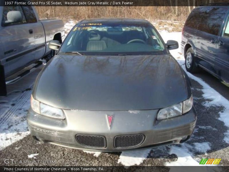 Medium Jade Gray Metallic / Dark Pewter 1997 Pontiac Grand Prix SE Sedan
