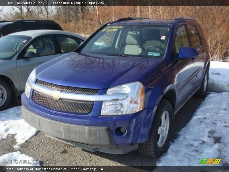 Laser Blue Metallic / Light Gray 2006 Chevrolet Equinox LT