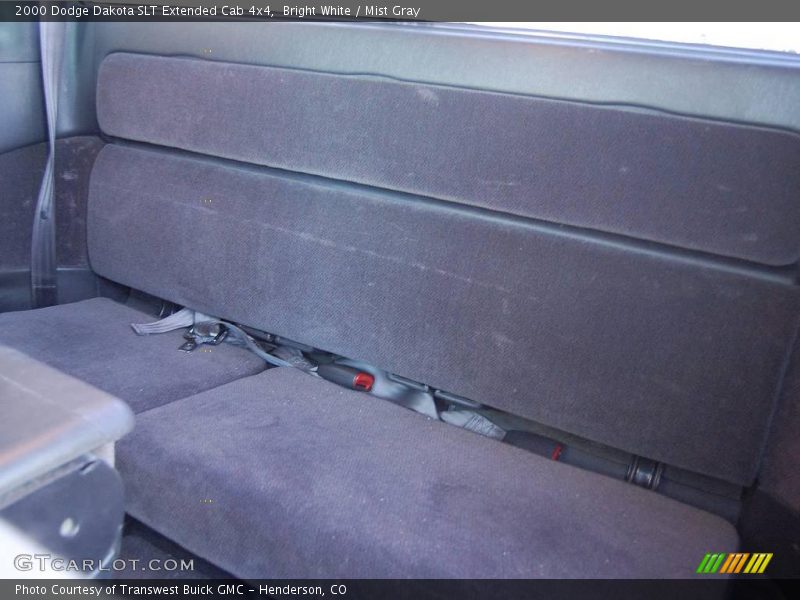 Bright White / Mist Gray 2000 Dodge Dakota SLT Extended Cab 4x4
