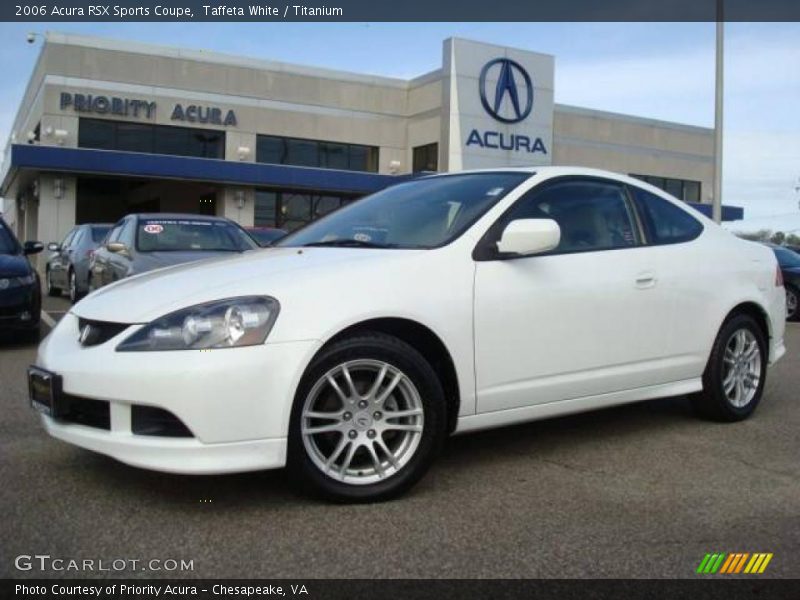 Taffeta White / Titanium 2006 Acura RSX Sports Coupe