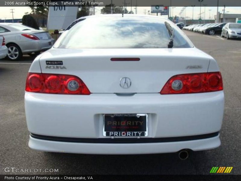 Taffeta White / Titanium 2006 Acura RSX Sports Coupe