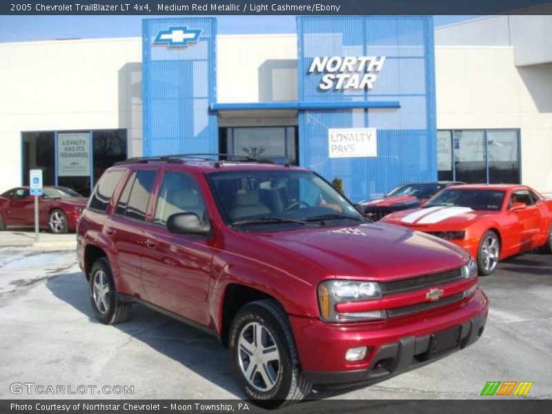 Medium Red Metallic / Light Cashmere/Ebony 2005 Chevrolet TrailBlazer LT 4x4