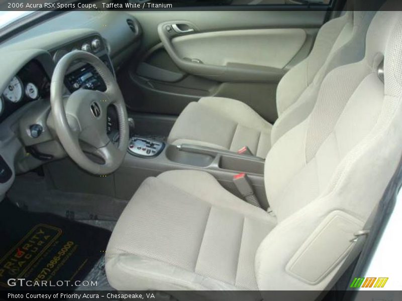 Taffeta White / Titanium 2006 Acura RSX Sports Coupe