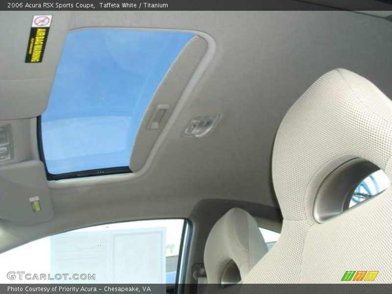 Taffeta White / Titanium 2006 Acura RSX Sports Coupe