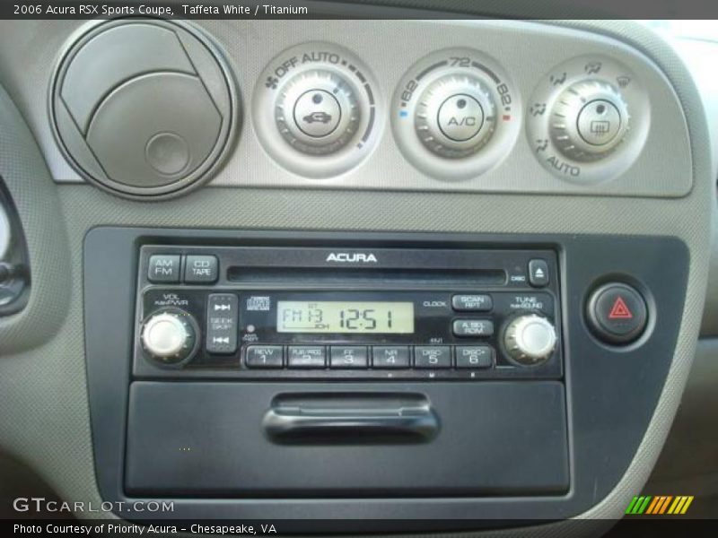 Taffeta White / Titanium 2006 Acura RSX Sports Coupe