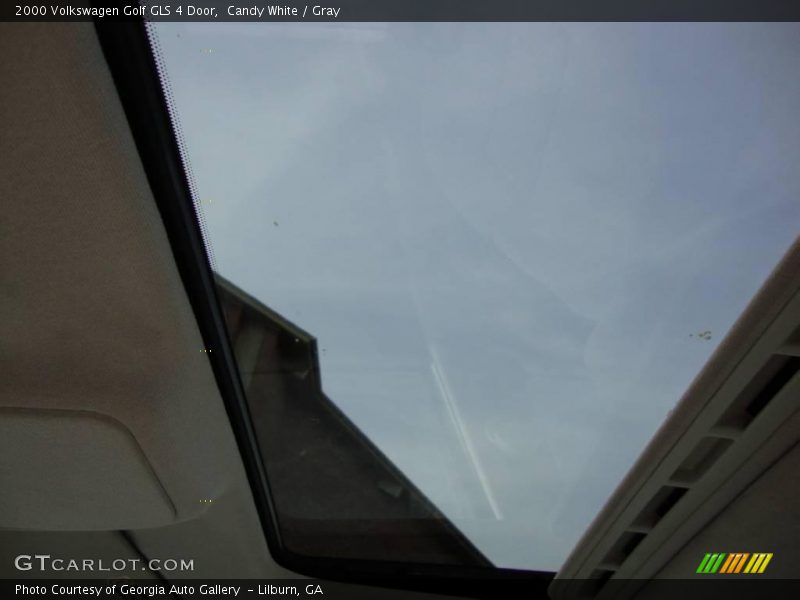 Candy White / Gray 2000 Volkswagen Golf GLS 4 Door