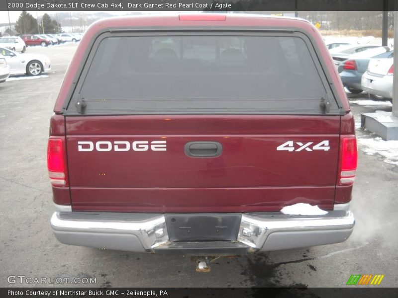 Dark Garnet Red Pearl Coat / Agate 2000 Dodge Dakota SLT Crew Cab 4x4