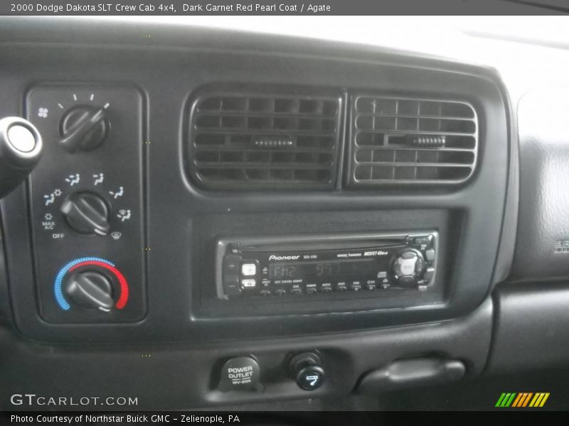 Dark Garnet Red Pearl Coat / Agate 2000 Dodge Dakota SLT Crew Cab 4x4