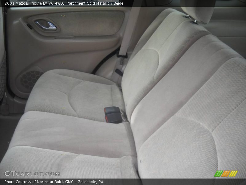 Parchment Gold Metallic / Beige 2001 Mazda Tribute LX V6 4WD