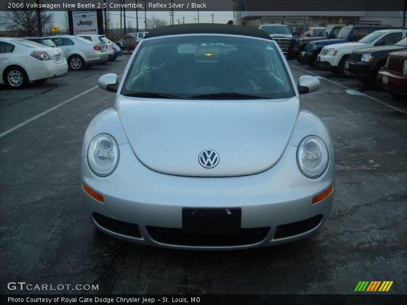 Reflex Silver / Black 2006 Volkswagen New Beetle 2.5 Convertible