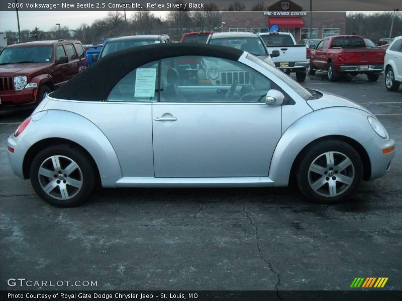 Reflex Silver / Black 2006 Volkswagen New Beetle 2.5 Convertible