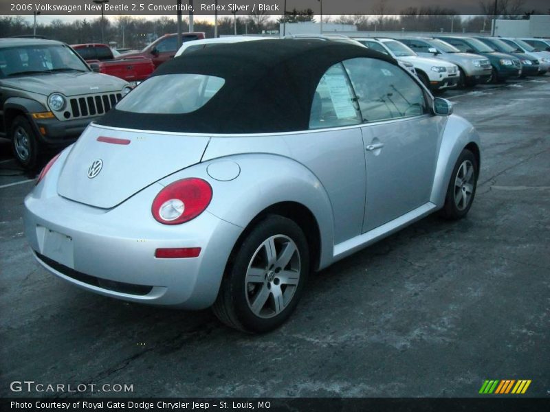 Reflex Silver / Black 2006 Volkswagen New Beetle 2.5 Convertible