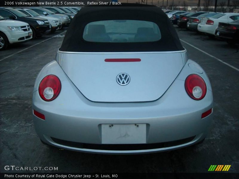Reflex Silver / Black 2006 Volkswagen New Beetle 2.5 Convertible