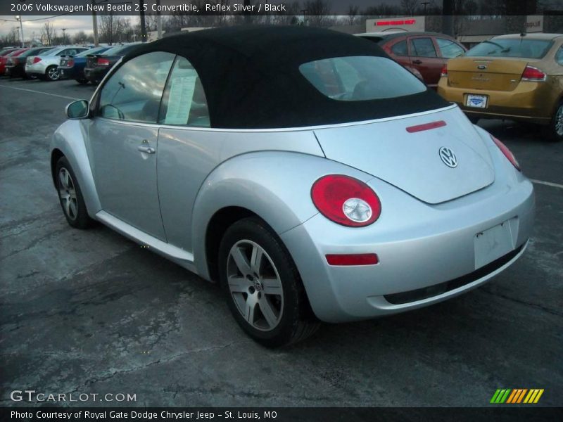Reflex Silver / Black 2006 Volkswagen New Beetle 2.5 Convertible