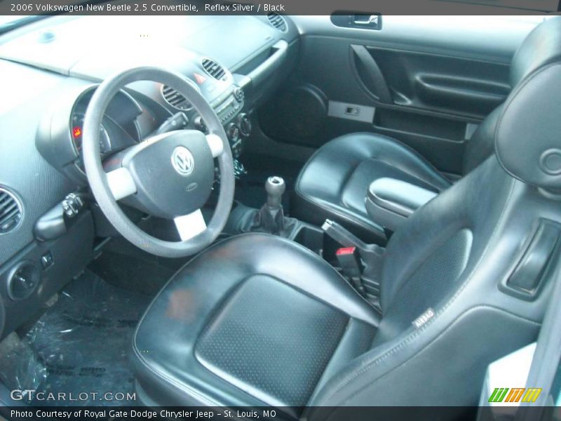 Reflex Silver / Black 2006 Volkswagen New Beetle 2.5 Convertible
