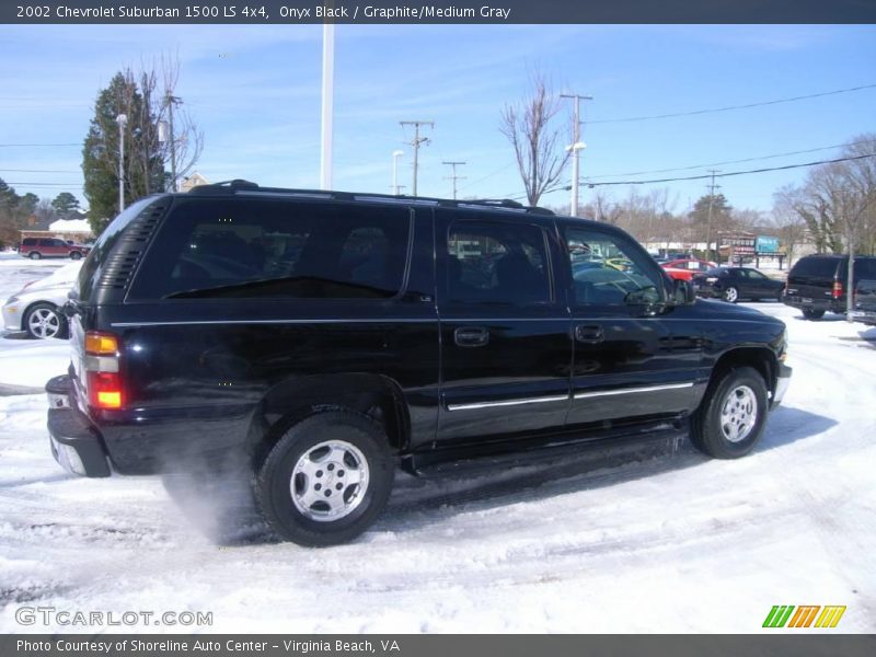 Onyx Black / Graphite/Medium Gray 2002 Chevrolet Suburban 1500 LS 4x4