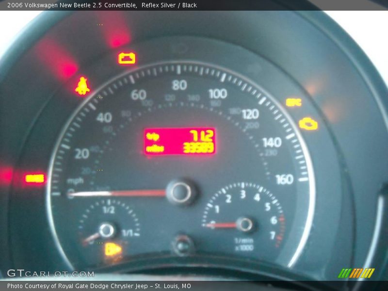 Reflex Silver / Black 2006 Volkswagen New Beetle 2.5 Convertible