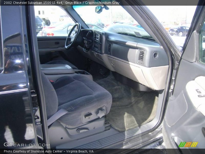 Onyx Black / Graphite/Medium Gray 2002 Chevrolet Suburban 1500 LS 4x4