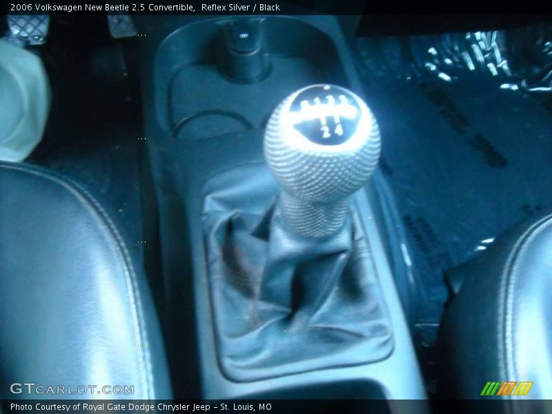 Reflex Silver / Black 2006 Volkswagen New Beetle 2.5 Convertible