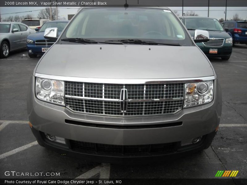 Vapor Silver Metallic / Charcoal Black 2008 Lincoln MKX