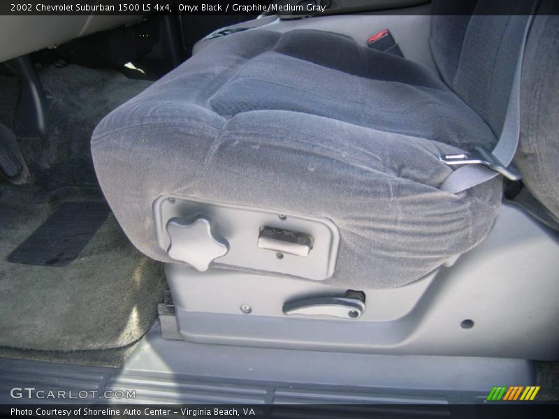 Onyx Black / Graphite/Medium Gray 2002 Chevrolet Suburban 1500 LS 4x4