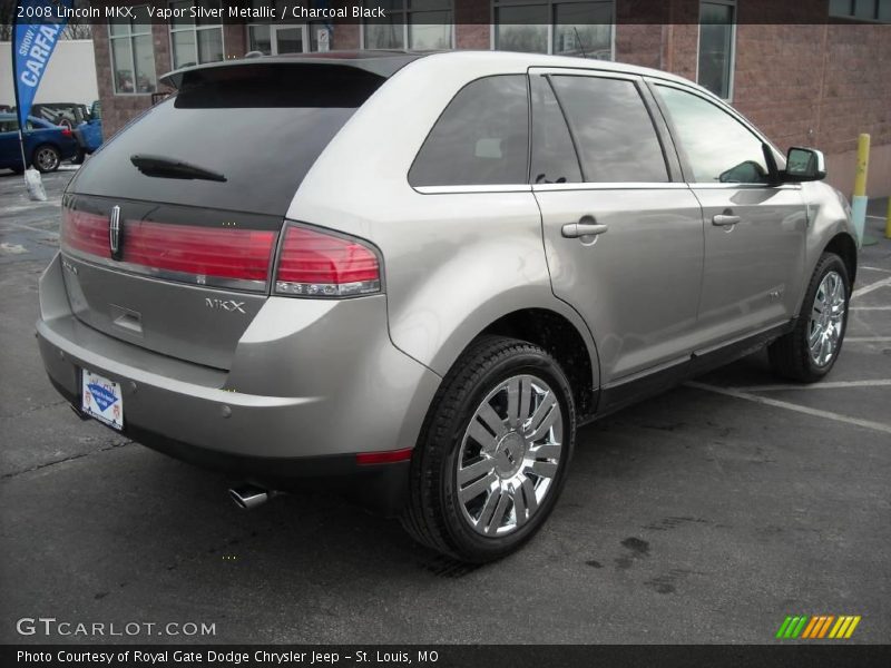 Vapor Silver Metallic / Charcoal Black 2008 Lincoln MKX