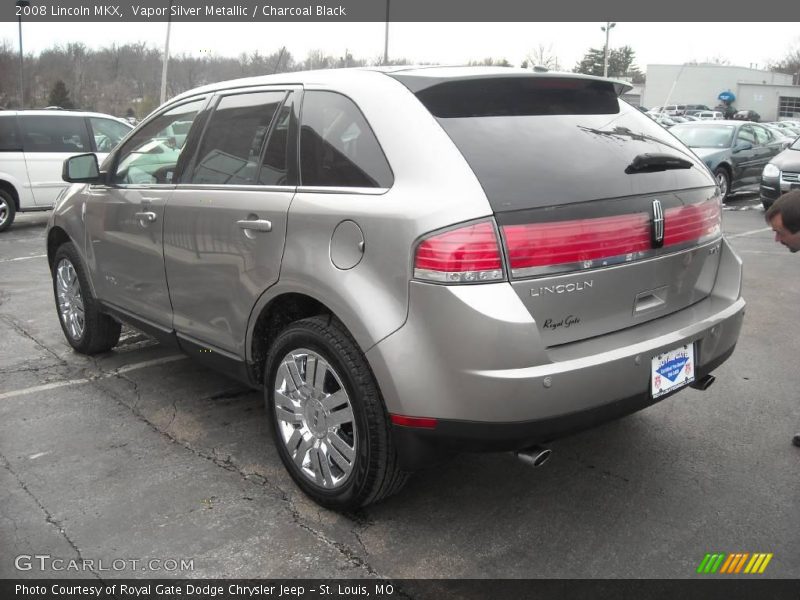 Vapor Silver Metallic / Charcoal Black 2008 Lincoln MKX
