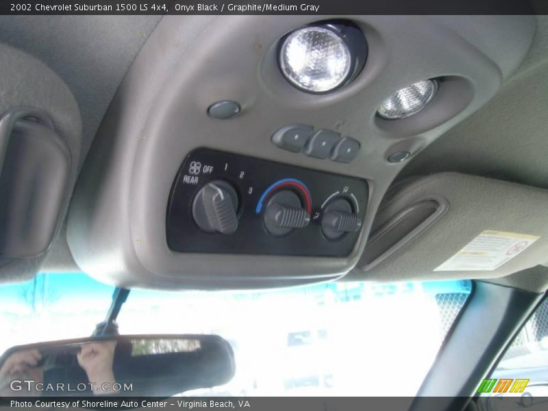 Onyx Black / Graphite/Medium Gray 2002 Chevrolet Suburban 1500 LS 4x4