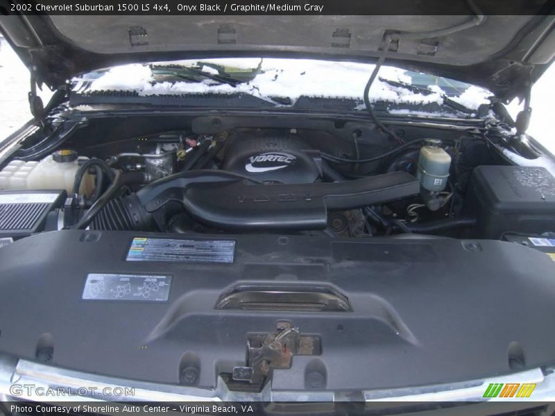 Onyx Black / Graphite/Medium Gray 2002 Chevrolet Suburban 1500 LS 4x4