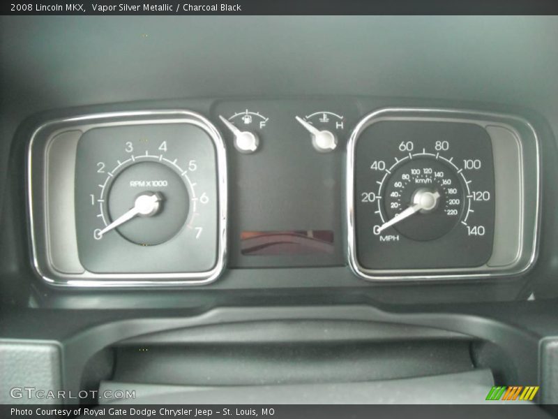 Vapor Silver Metallic / Charcoal Black 2008 Lincoln MKX