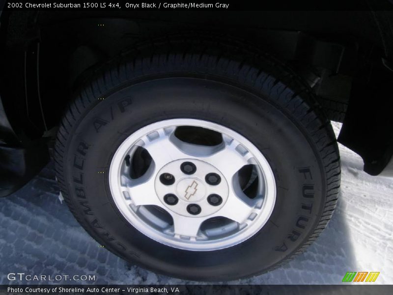 Onyx Black / Graphite/Medium Gray 2002 Chevrolet Suburban 1500 LS 4x4
