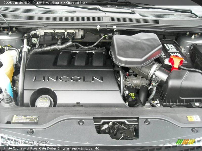 Vapor Silver Metallic / Charcoal Black 2008 Lincoln MKX