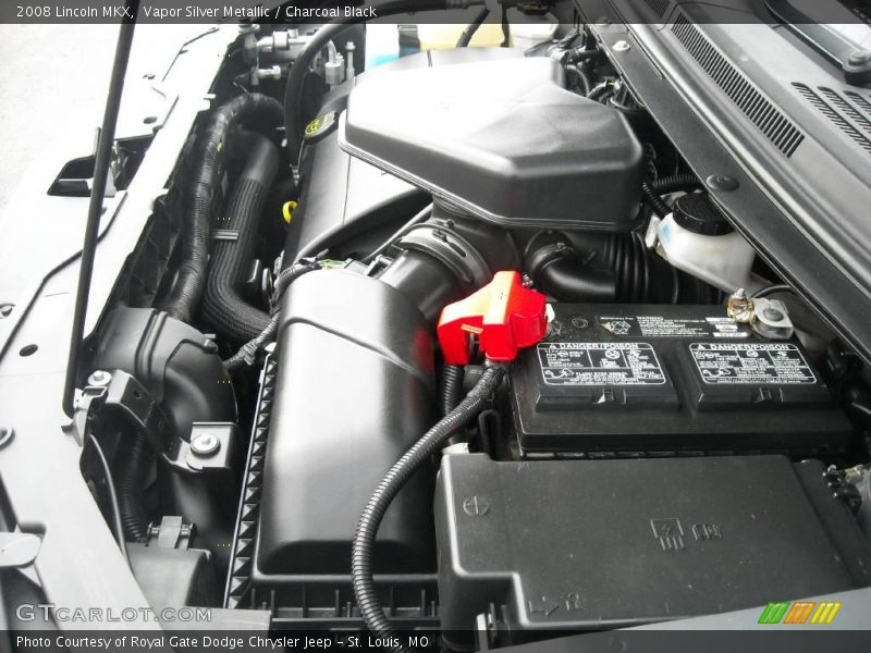 Vapor Silver Metallic / Charcoal Black 2008 Lincoln MKX
