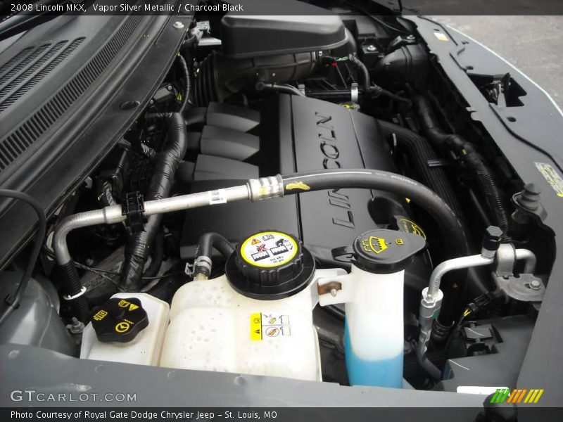 Vapor Silver Metallic / Charcoal Black 2008 Lincoln MKX