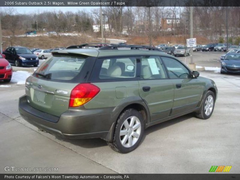 Willow Green Opalescent / Taupe 2006 Subaru Outback 2.5i Wagon