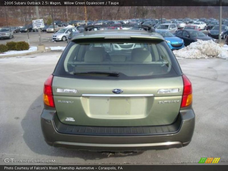 Willow Green Opalescent / Taupe 2006 Subaru Outback 2.5i Wagon