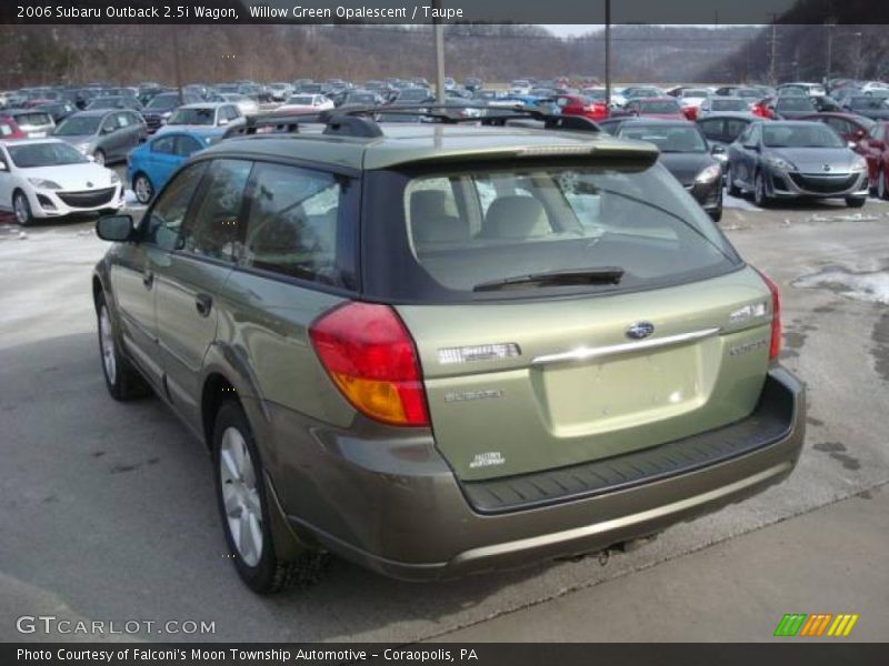 Willow Green Opalescent / Taupe 2006 Subaru Outback 2.5i Wagon