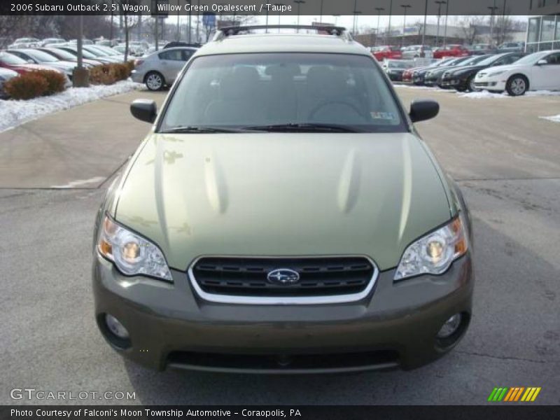 Willow Green Opalescent / Taupe 2006 Subaru Outback 2.5i Wagon