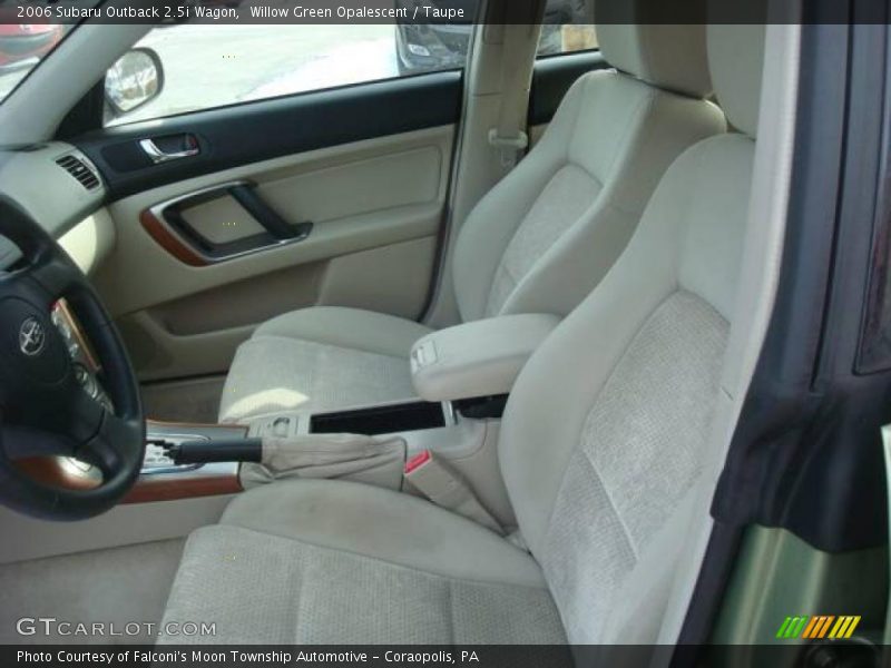 Willow Green Opalescent / Taupe 2006 Subaru Outback 2.5i Wagon