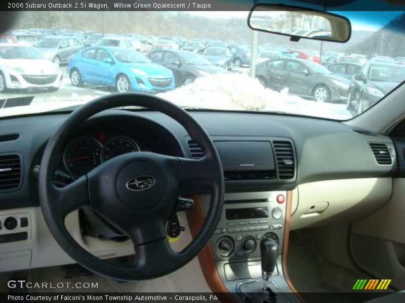 Willow Green Opalescent / Taupe 2006 Subaru Outback 2.5i Wagon