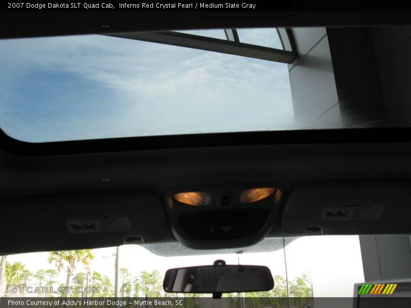 Inferno Red Crystal Pearl / Medium Slate Gray 2007 Dodge Dakota SLT Quad Cab