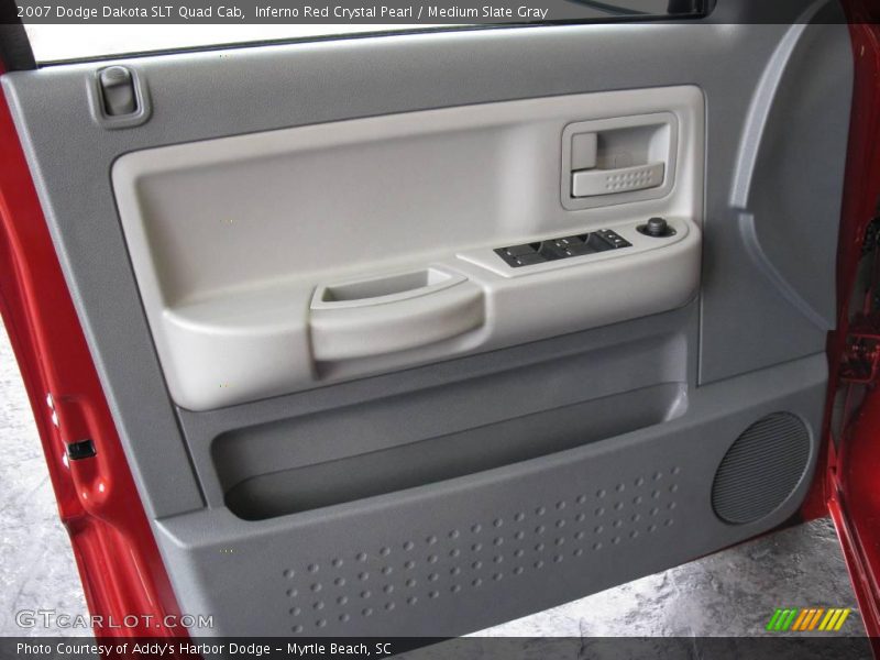 Inferno Red Crystal Pearl / Medium Slate Gray 2007 Dodge Dakota SLT Quad Cab