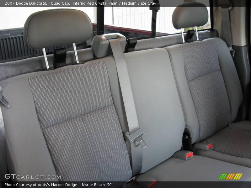 Inferno Red Crystal Pearl / Medium Slate Gray 2007 Dodge Dakota SLT Quad Cab